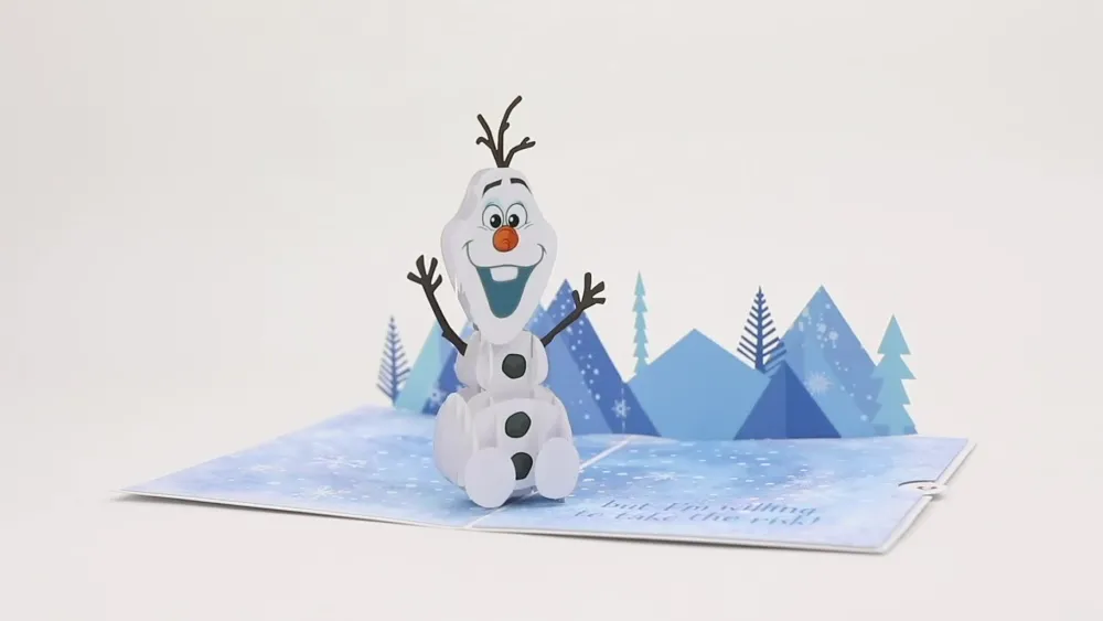 Lovepop Kids|Disney|Disney Frozen Olaf's Warm Hugs Pop-Up Card