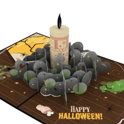 Lovepop Halloween 10/31|Disney|Disney Hocus Pocus Black Flame Candle Pop-Up Card