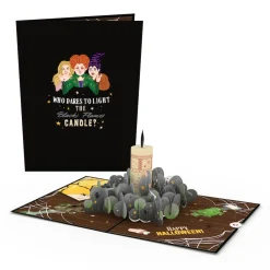 Lovepop Halloween 10/31|Disney|Disney Hocus Pocus Black Flame Candle Pop-Up Card