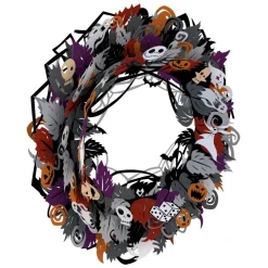 Lovepop Decor|Halloween 10/31|Disney Tim Burton's The Nightmare Before Christmas Halloween Wreath