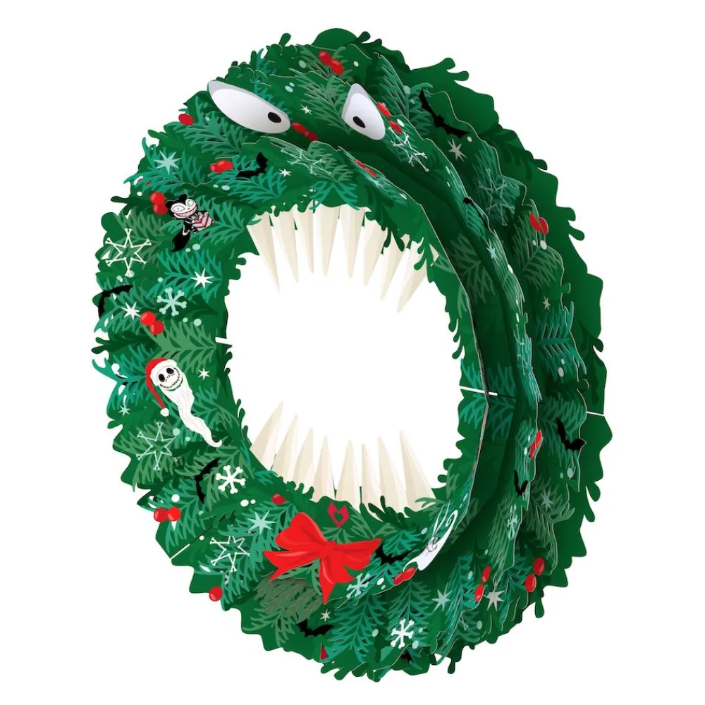 Lovepop Decor|Christmas 12/25|Disney Tim Burton's The Nightmare Before Christmas Monster Wreath