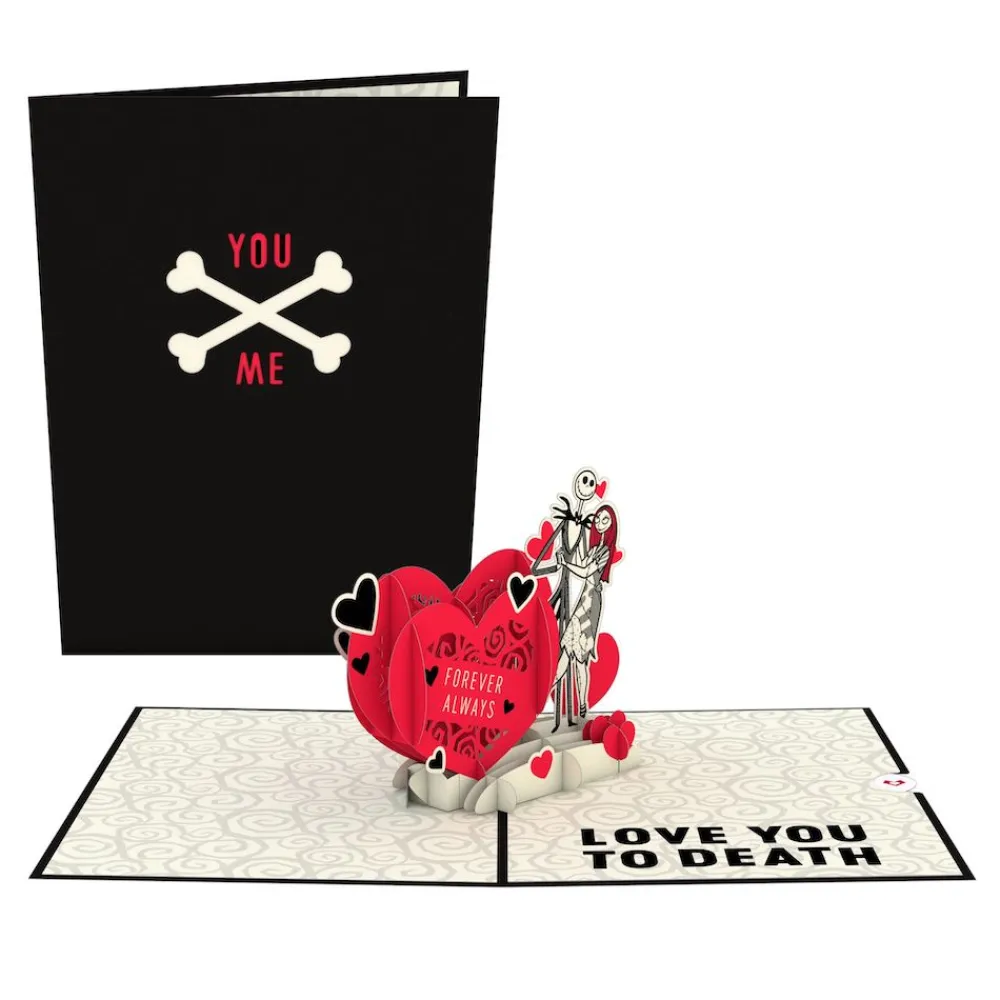 Lovepop Anniversary|Valentine'S Day 2/14|Disney Tim Burton's The Nightmare Before Christmas Love You to Death Pop-Up Card