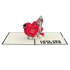 Lovepop Anniversary|Valentine'S Day 2/14|Disney Tim Burton's The Nightmare Before Christmas Love You to Death Pop-Up Card