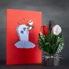 Lovepop Pop-Up Bouquets|Disney|Disney Tim Burton's The Nightmare Before Christmas Card with Mini Bouquet