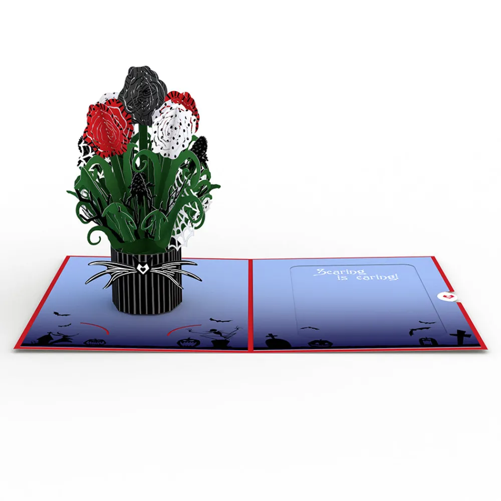 Lovepop Pop-Up Bouquets|Disney|Disney Tim Burton's The Nightmare Before Christmas Card with Mini Bouquet