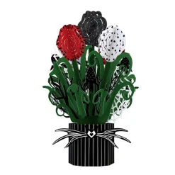 Lovepop Pop-Up Bouquets|Disney|Disney Tim Burton's The Nightmare Before Christmas Card with Mini Bouquet