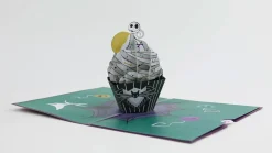 Lovepop Birthday|Kids|Disney Tim Burton's The Nightmare Before Christmas Birthday Cupcake Pop-Up Card
