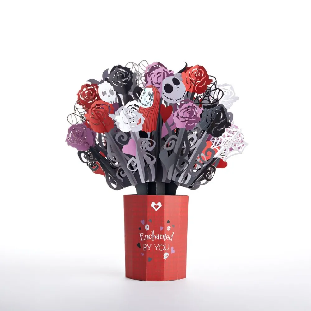Lovepop Pop-Up Bouquets|Card & Gift Bundles|Disney Tim Burton's The Nightmare Before Christmas Enchanted Love Bundle
