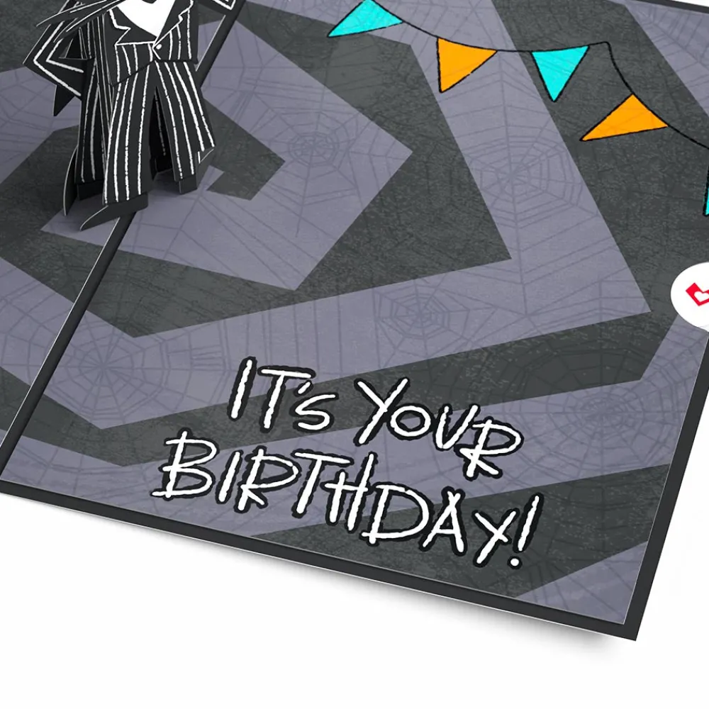 Lovepop Pop-Up Bouquets|Card & Gift Bundles|Disney Tim Burton’s The Nightmare Before Christmas Birthday Pop-Up Card & Flower Buds Bouquet Bundle