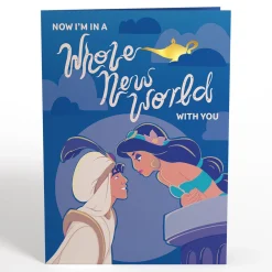 Lovepop Greeting Cards|Valentine'S Day 2/14|Disney’s Aladdin Whole New World Valentine Pop-Up Card