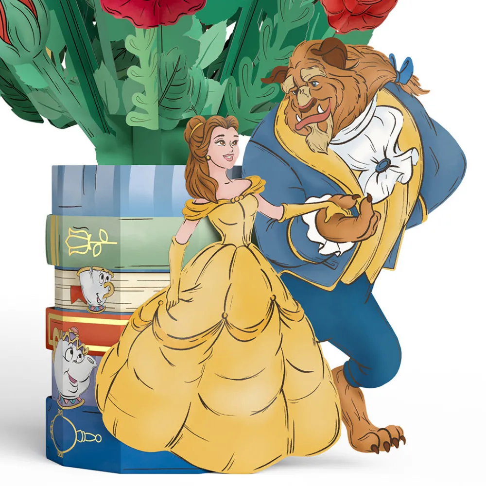 Lovepop Pop-Up Bouquets|Flower Buds|Disney's Beauty and The Beast Flower Buds Bouquet