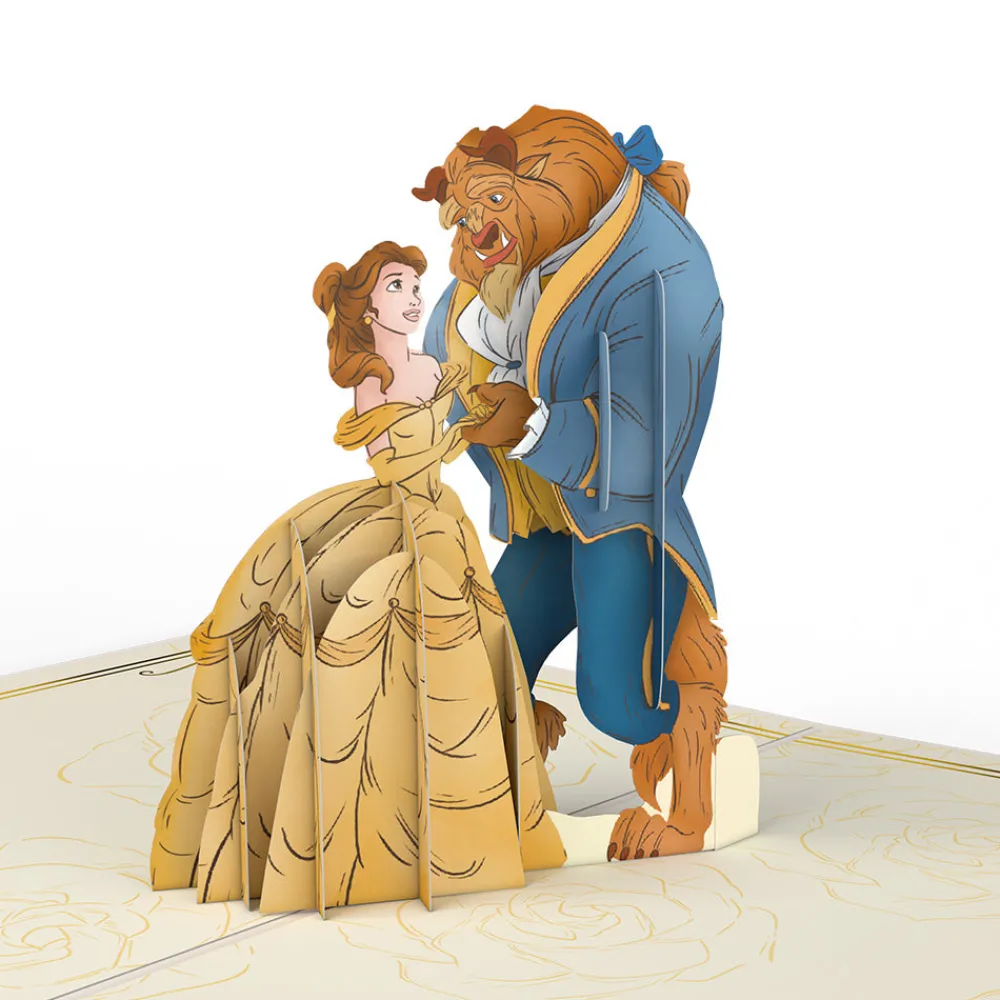 Lovepop Pop-Up Bouquets|Card & Gift Bundles|Disney’s Beauty and the Beast Pop-Up Card & Flower Buds Bouquet Bundle