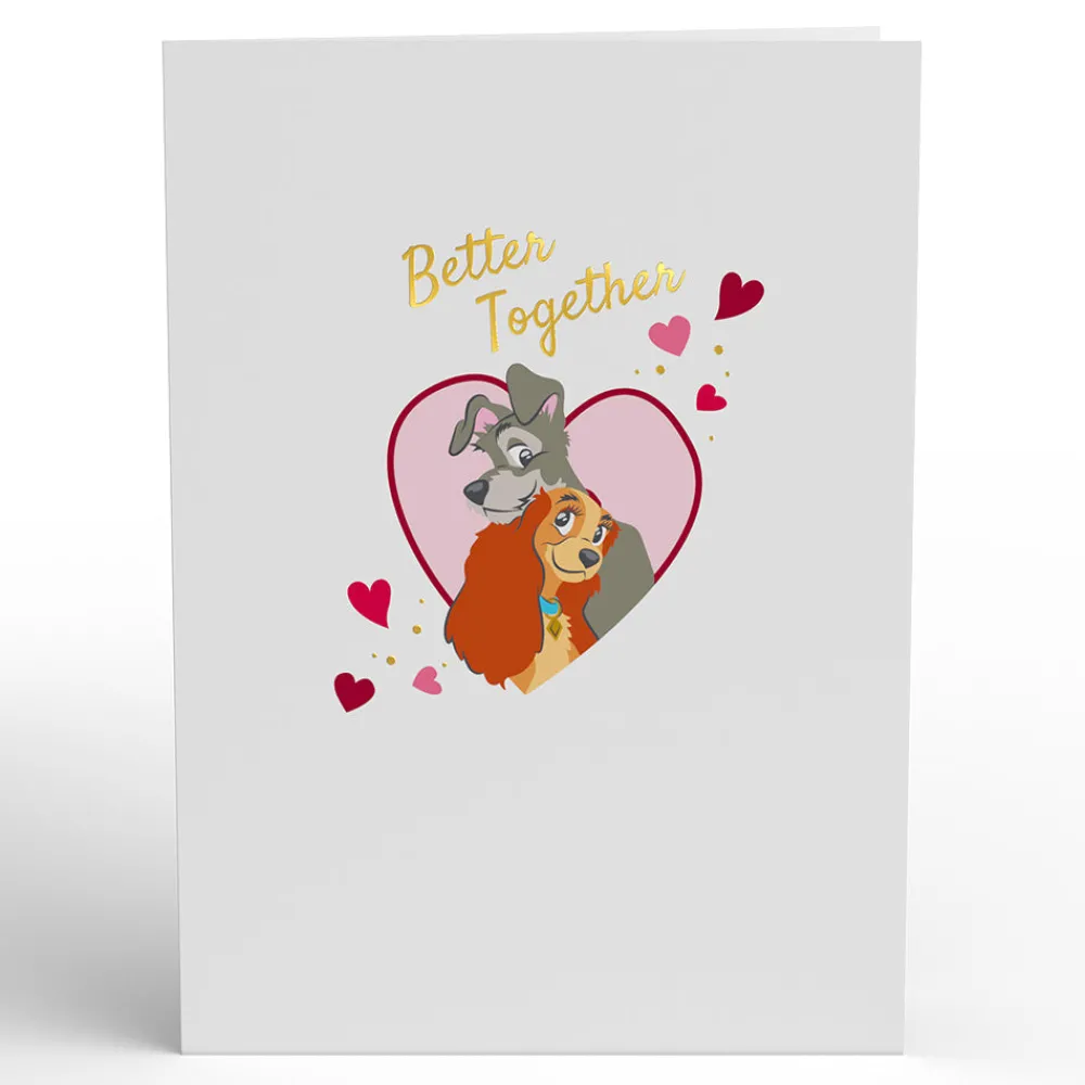 Lovepop Greeting Cards|Valentine'S Day 2/14|Disney's Lady & The Tramp Better Together Pop-Up Card