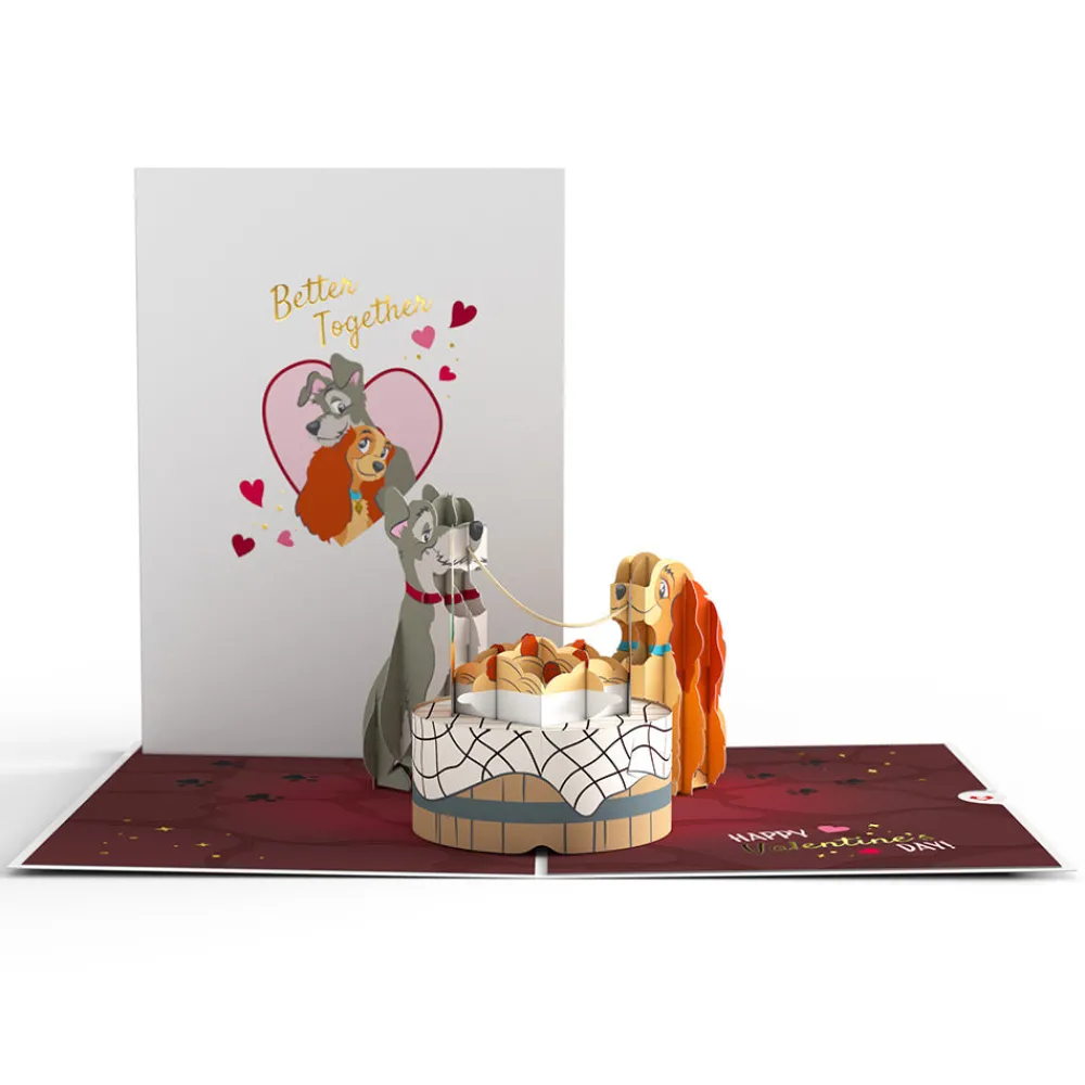 Lovepop Greeting Cards|Valentine'S Day 2/14|Disney's Lady & The Tramp Better Together Pop-Up Card