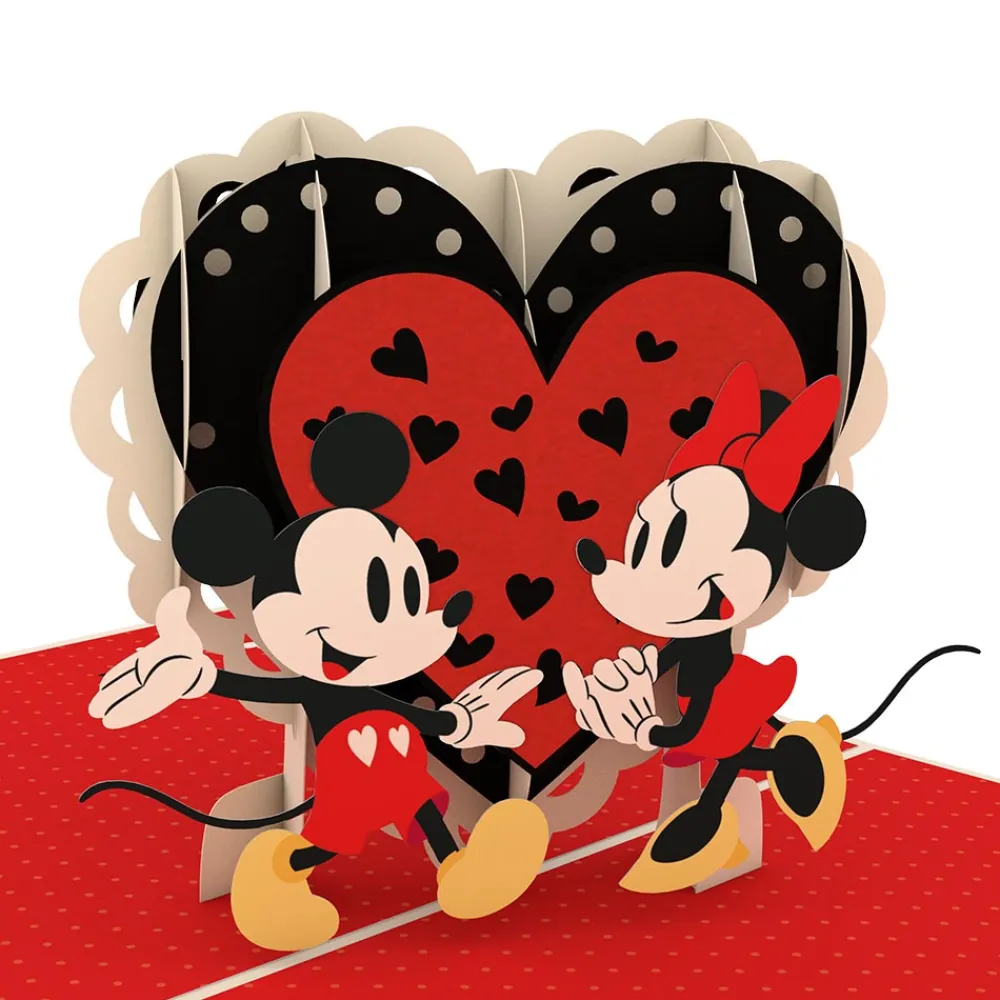 Lovepop Greeting Cards|Anniversary|Disney's Mickey & Minnie Everything is Better with You Pop-Up Card