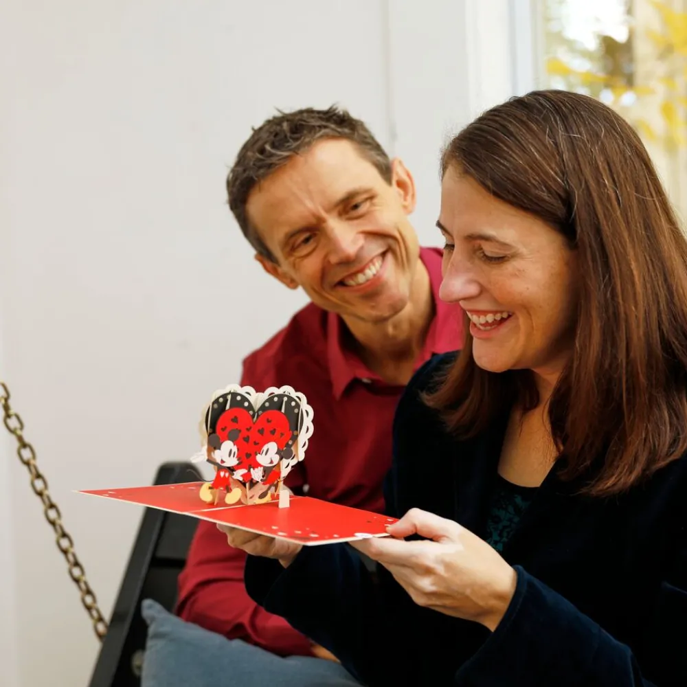 Lovepop Greeting Cards|Anniversary|Disney's Mickey & Minnie Everything is Better with You Pop-Up Card