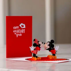 Lovepop Anniversary|Wedding|Disney's Mickey & Minnie Heart-to-Heart Pop-Up Card