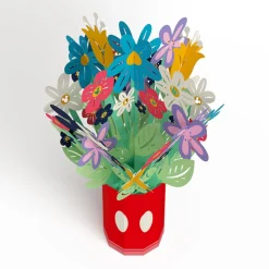 Lovepop Pop-Up Bouquets|Decor|Disney's Mickey Mouse Colorful Blooms Bouquet