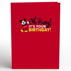 Lovepop Birthday|Disney|Disney's Mickey Mouse Oh Boy! Birthday Pop-Up Card