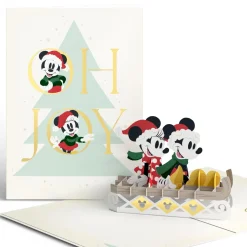 Lovepop Greeting Cards|Christmas 12/25|Disney's Mickey Mouse Oh Joy Christmas Pop-Up Card