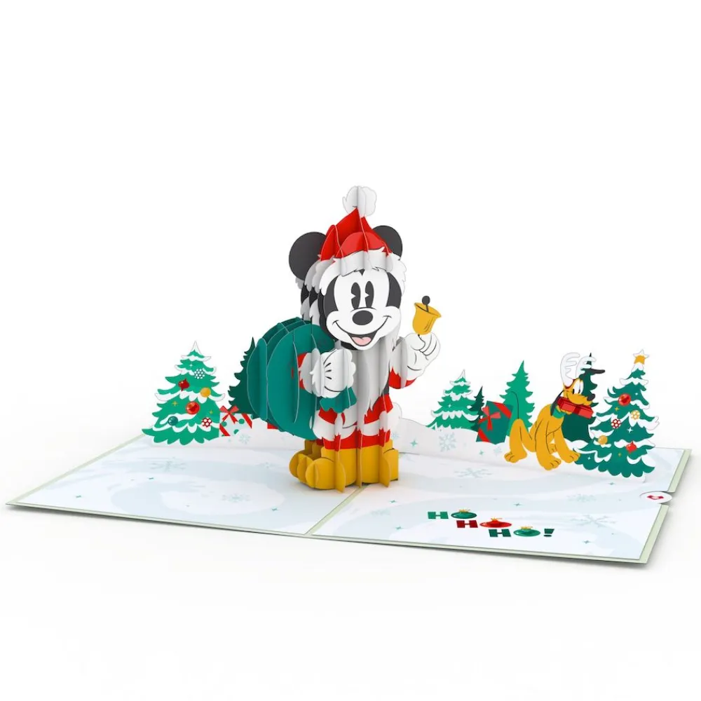 Lovepop Greeting Cards|Christmas 12/25|Disney's Mickey Mouse Santa Pop-Up Card