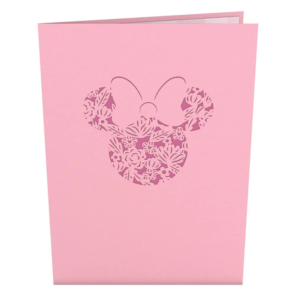 Lovepop Greeting Cards|Just Because|Disney's Minnie Mouse Flower Basket Pop-Up Card