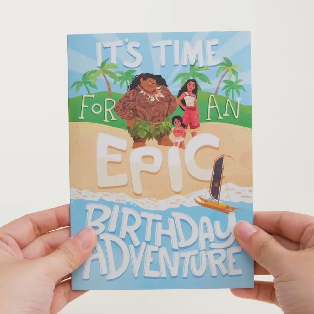 Lovepop Greeting Cards|Birthday|Disney's Moana 2 Epic Birthday Pop-Up Card