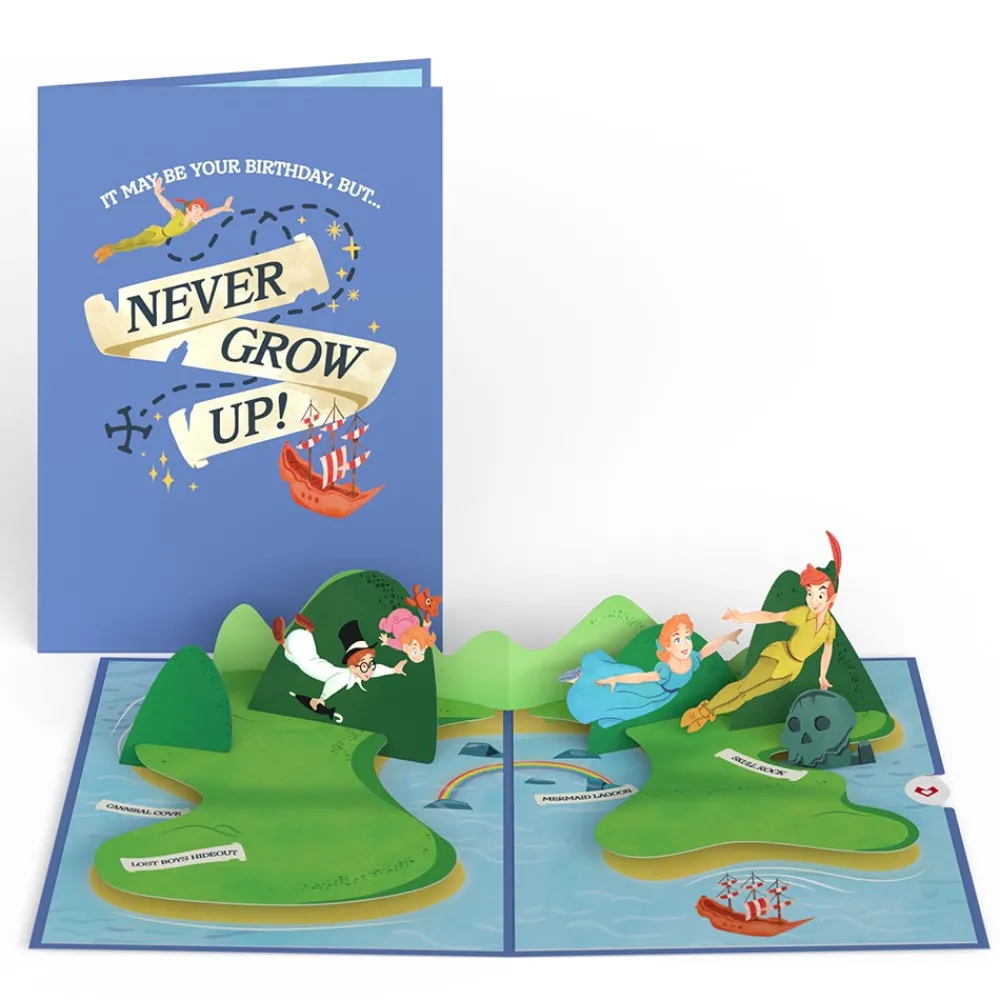 Lovepop Greeting Cards|Birthday|Disney's Peter Pan Neverland Birthday Pop-Up Card