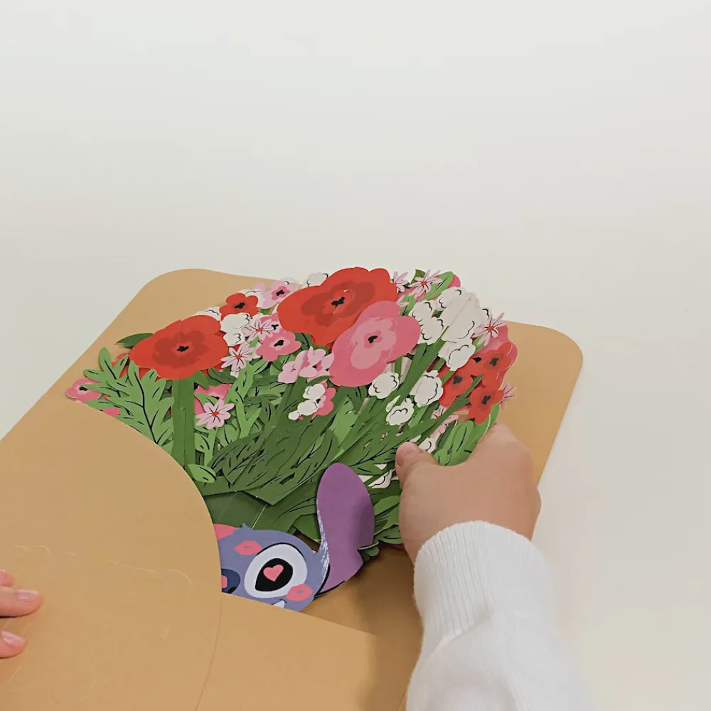 Lovepop Pop-Up Bouquets|Flower Buds|Disney's Stitch Be Mine Flower Buds Bouquet