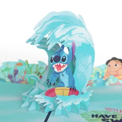 Lovepop Pop-Up Bouquets|Card & Gift Bundles|Disney's Stitch Birthday Pop-Up Card & Flower Buds Bouquet Bundle