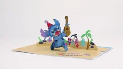 Lovepop Greeting Cards|Birthday|Disney's Stitch Rockin' Birthday Pop-Up Card