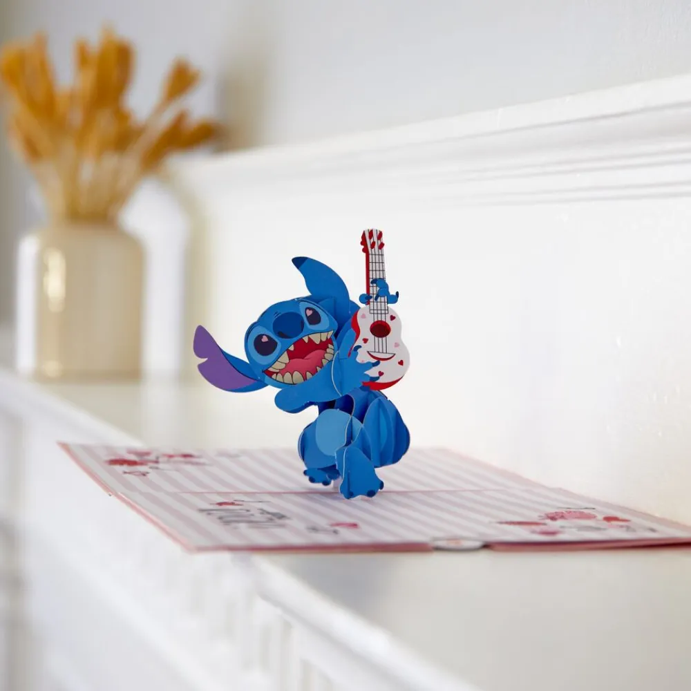 Lovepop Valentine'S Day 2/14|Kids|Disney's Stitch Rockin' Valentine Pop-Up Card