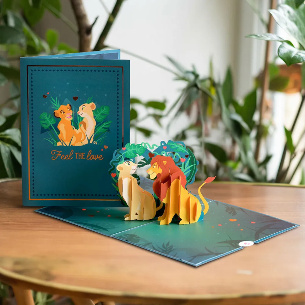 Lovepop Anniversary|Valentine'S Day 2/14|Disney's The Lion King Feel The Love Pop-Up Card