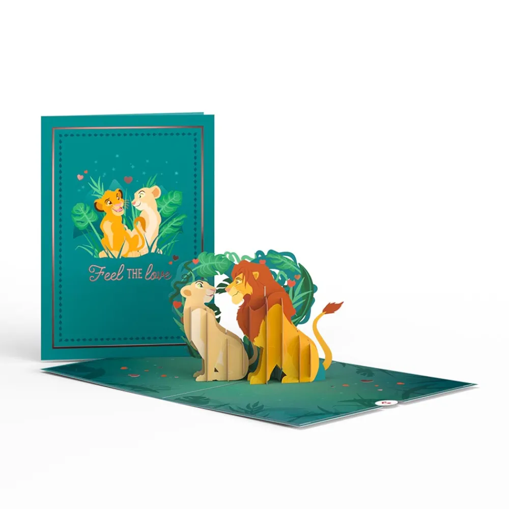 Lovepop Anniversary|Valentine'S Day 2/14|Disney's The Lion King Feel The Love Pop-Up Card