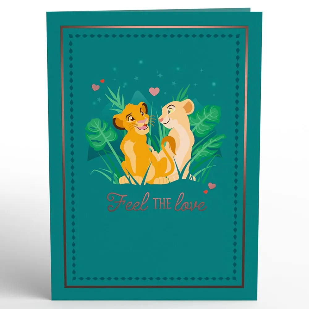 Lovepop Anniversary|Valentine'S Day 2/14|Disney's The Lion King Feel The Love Pop-Up Card