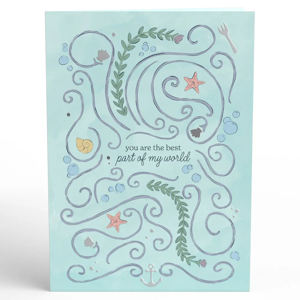 Lovepop Anniversary|Valentine'S Day 2/14|Disney's The Little Mermaid Ariel & Prince Eric Pop-Up Card