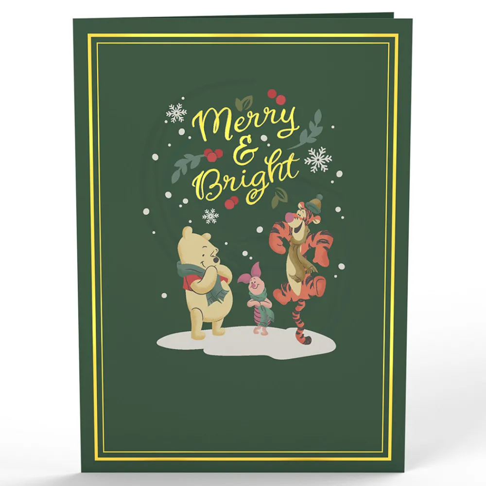 Lovepop Greeting Cards|Christmas 12/25|Disney's Winnie The Pooh Merry & Bright Christmas Pop-Up Card