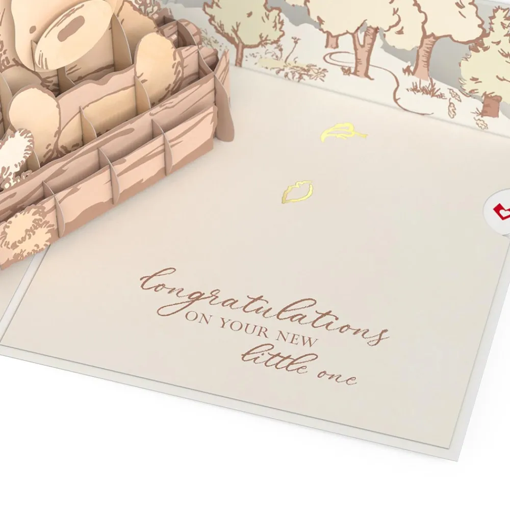 Lovepop Baby|Disney|Disney's Winnie the Pooh New Baby Pop-Up Card