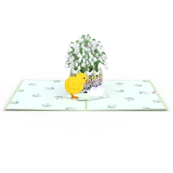 Lovepop Greeting Cards|Easter 4/20|Easter Lily of the Valley Pop-Up Card