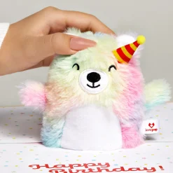 Lovepop Plushpop|Birthday|Eat Cake & Celebrate' Birthday Plushpop Card