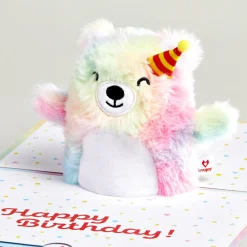 Lovepop Card & Gift Bundles|Plushpop|Eat Cake and Celebrate' Birthday Plushpop Card and Bouquet Bundle