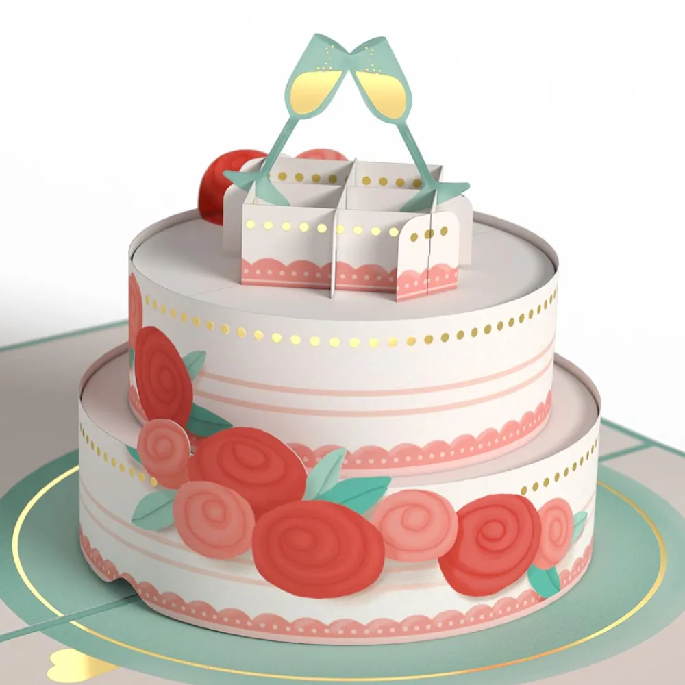 Lovepop Wedding|Eat, Drink, and Be Married Pop-Up Card