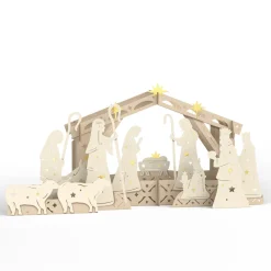 Lovepop Religious|Christmas 12/25|Elegant Nativity Decor Giant Pop-Up Gift