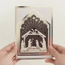 Lovepop Greeting Cards|Religious|Elegant Nativity Pop-Up Card