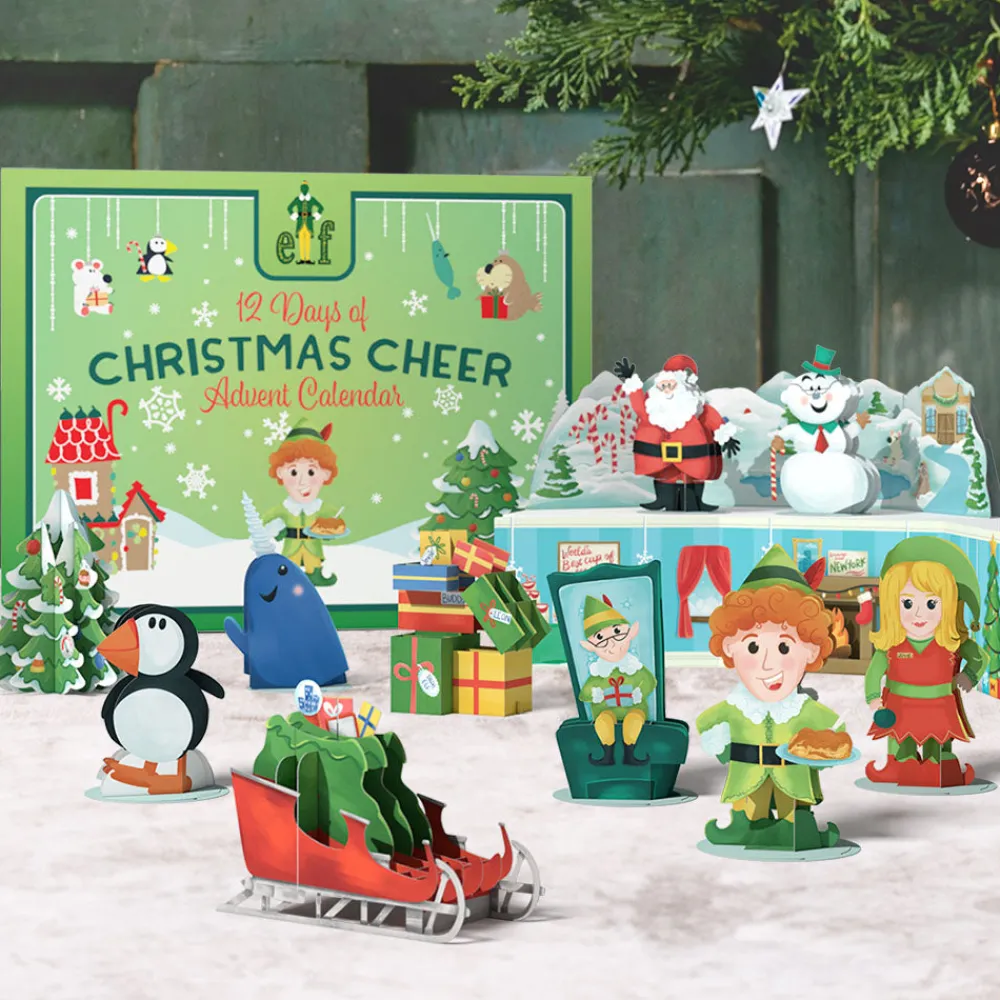 Lovepop Advent Calendars|Christmas 12/25|Elf 12 Days of Christmas Cheer Advent Calendar