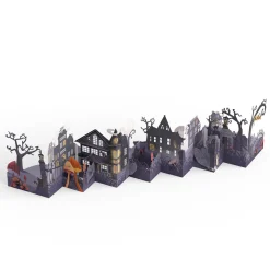 Lovepop Halloween 10/31|Enchantingly Eerie Halloween Village Loooooong Card™ (Expands to 2 feet)