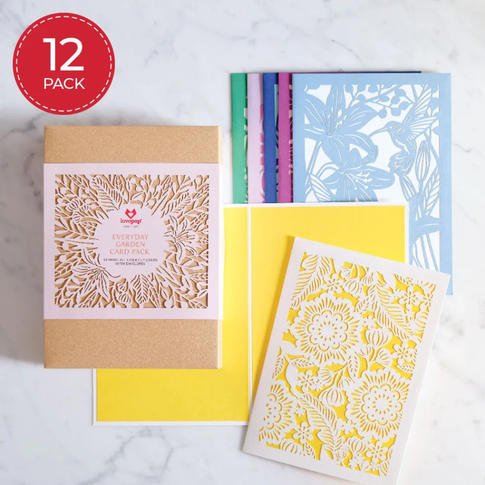 Lovepop Value Packs|Notecards|Everyday Garden Pack (Assorted 12-Pack): Moments™ Card