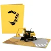 Lovepop Greeting Cards|Just Because|Excavator Pop-Up Card