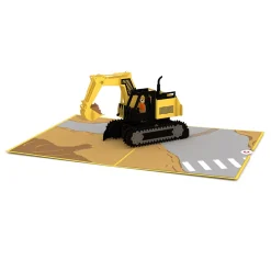 Lovepop Greeting Cards|Just Because|Excavator Pop-Up Card