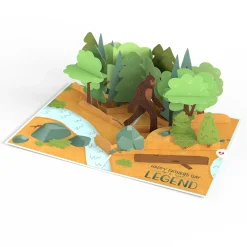 Lovepop Father'S Day 6/15|Dad|Father's Day Bigfoot Legend Pop-Up Card